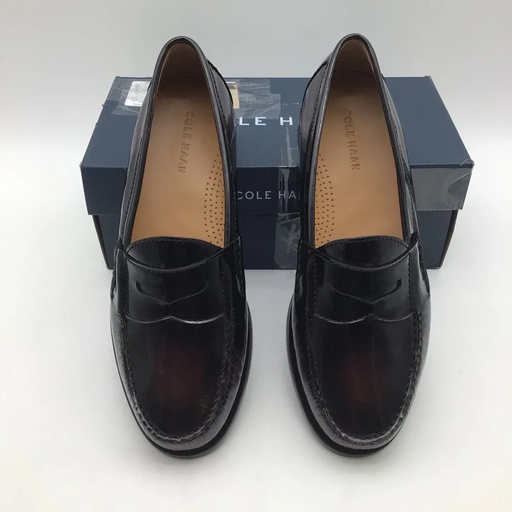 Cole Haan Mens Pinch Penny Loafers Leather Dress Shoes 03504 Size 9 E NEW
